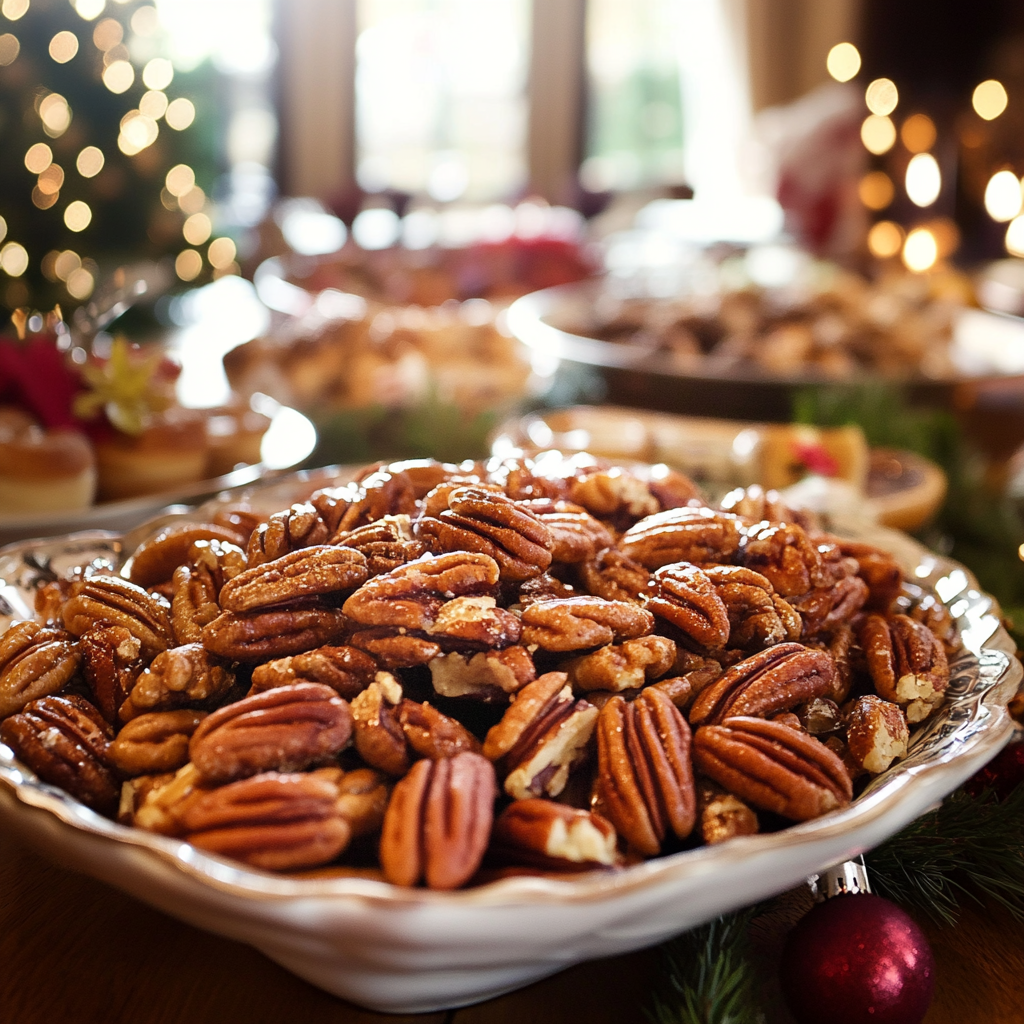 Why do you soak pecans before roasting